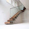 Acier inoxydable 304 316 impasses en verre de balustrade pour les escaliers ou le balcon droits