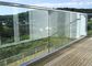 Style contemporain en verre en aluminium gâché de balustrade avec la balustrade en métal