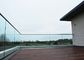 Structure solide de balustrade en verre en aluminium de balcon de porche anti Corresion pour des Deckings
