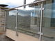 Panneaux en verre opaques de balustre de balustrade contemporaine de verre trempé