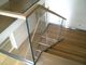 Balustrade en aluminium de balcon de verre trempé de profilé en u pour la balustrade de plate-forme d'escalier