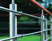 Métal Rods horizontal de balcon pour la conception professionnelle de clôture de plate-forme