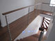 Conception adaptée aux besoins du client par balustrade intérieure de câble d'acier inoxydable de balustrade