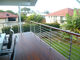 Utilisation solide de villa de balustrade de Rod d'acier inoxydable en métal avec la balustrade en bois