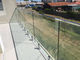 Balustrade en verre architecturale de plate-forme d'impasses en verre de balustrade de bride de solides solubles 316