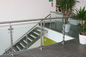 Balustrade en verre extérieure durable balayée moderne de balustrade en verre de balustre