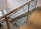 Escalier en verre Frameless de balustrade de balcon de kit droit résidentiel d'escalier