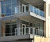 Plate-forme standard de l'Australie clôturant la balustrade en verre structurelle de balustres en verre